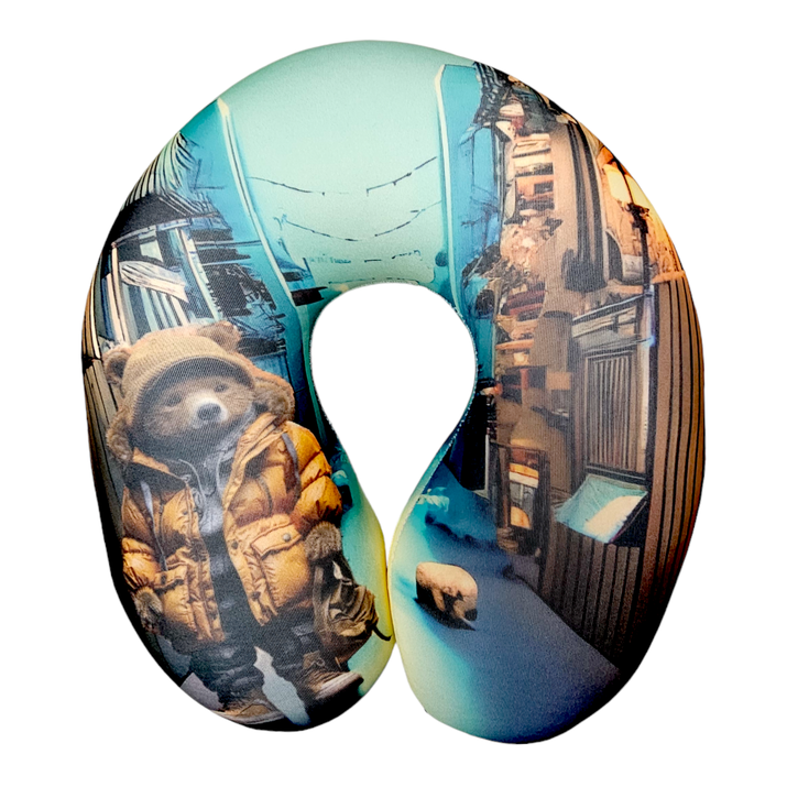 CUELLO MICROFIBRA - OSO CAMPERA 3D